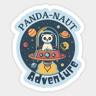 Panda-naut astronaut Sticker